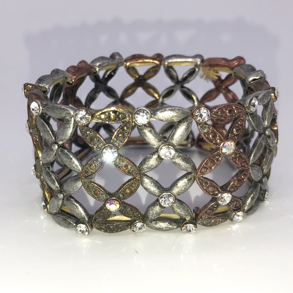 Vintage Stretch Bangle Bracelet - Picture 5 of 6